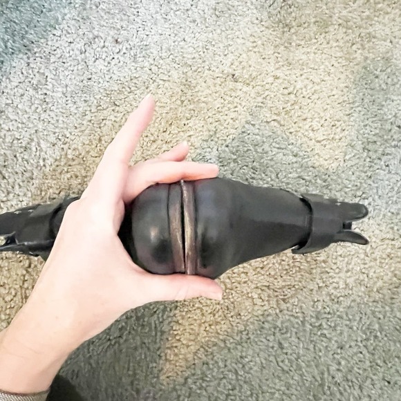 Rag‎ & Bone harrow ankle bootie boots black leather size 38/8 - Picture 6 of 10